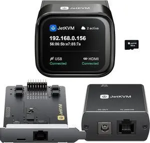 SZ JetKVM Over IP with ATX & DC Power Control, Jet KVM Full Remote BIOS Level Access & Power Management Low Latency Open Source for Any PC NAS Server Mini PC SZ JetKVM Over IP with ATX & DC Power Control, Jet KVM Full Remote BIOS Level Access & Power Management Low Latency Open Source for Any PC NAS Server Mini PC