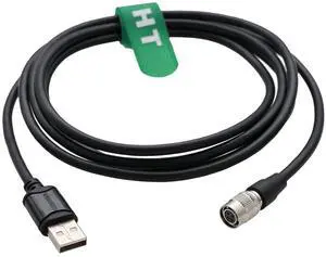 Data Cable for Itron Mobile Collector to Computer, Hirose 4-pin Female to USB Type-A, 5.9ft Data Cable for Itron Mobile Collector to Computer, Hirose 4-pin Female to USB Type-A, 5.9ft