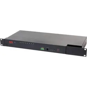 APC KVM0108A KVM 2G, Analog, 1 Local User, 8 ports - 8 Computer(s) - 1 Local User(s) - 8 x Network (RJ-45) - 2 x PS/2 Port - 2 x USB1 x VGA - Rack-mountable - 1U APC KVM0108A KVM 2G, Analog, 1 Local User, 8 ports - 8 Computer(s) - 1 Local User(s) - 8 x Network (RJ-45) - 2 x PS/2 Port - 2 x USB1 x VGA - Rack-mountable - 1U