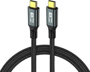 PD100W USB 3.2 20Gbps 3 Type C to Type C Cable 8K@60Hz USB-C Data Cord(Black 0.5m) PD100W USB 3.2 20Gbps 3 Type C to Type C Cable 8K@60Hz USB-C Data Cord(Black 0.5m)