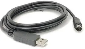 USB to MD8 Round 8-Pin Cable for Delta PLC DVP-CAB, 1.8m Programming Communication Line USB to MD8 Round 8-Pin Cable for Delta PLC DVP-CAB, 1.8m Programming Communication Line