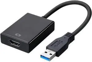 USB 3.0 to HDMI Adapter 1080P USB to HDMI Converter(Black USB 2.0) USB 3.0 to HDMI Adapter 1080P USB to HDMI Converter(Black USB 2.0)