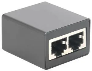 1 to 2 Ways Splitter Ethernet Network Adapter RJ45 Female Double Connector Ports 1 to 2 Ways Splitter Ethernet Network Adapter RJ45 Female Double Connector Ports