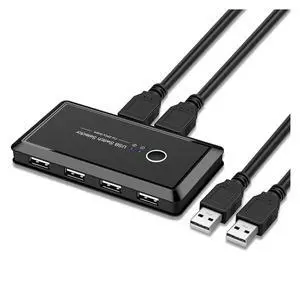 USB Switch Selector USB 3.0 2.0 Switcher 2 PC Port Sharing 4PCS 3PCS 2PCS Devices Compatible with Keyboard Mouse Printer Monitor Hub(USB2.0) USB Switch Selector USB 3.0 2.0 Switcher 2 PC Port Sharing 4PCS 3PCS 2PCS Devices Compatible with Keyboard Mouse Printer Monitor Hub(USB2.0)