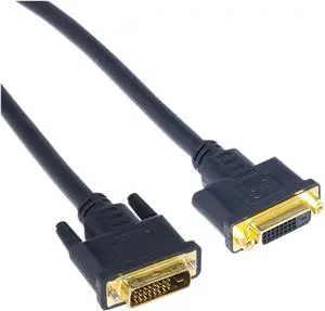 DVI-D 24+1 Digital Video Male to Male/Female Extension Cable with Ferrites 0.5m(Male to Female) DVI-D 24+1 Digital Video Male to Male/Female Extension Cable with Ferrites 0.5m(Male to Female)