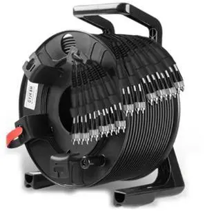 Outdoor Armored Fiber Optic Cable FC to FC 12 Strands Single Mode with Fiber Tactical Cable Reel (400, feet) Outdoor Armored Fiber Optic Cable FC to FC 12 Strands Single Mode with Fiber Tactical Cable Reel (400, feet)
