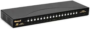 JideTech 16 Port HDMI USB KVM Switch 4K@30Hz with USB 2.0 Hub, Hotkey & Push Button Switching, HDCP/EDID Support, HDMI KVM Switcher for Windows Linux Mac Unix DVR NVR JideTech 16 Port HDMI USB KVM Switch 4K@30Hz with USB 2.0 Hub, Hotkey & Push Button Switching, HDCP/EDID Support, HDMI KVM Switcher for Windows Linux Mac Unix DVR NVR