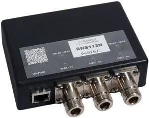 Natec RNS112N Remote Coaxial Switcher with GND Connectivity Function, Coax Switcher with Ethernet Compatible, Web Browser Control, Lightning Protection via GND Connection, PoE Compatible, 2-Way Natec RNS112N Remote Coaxial Switcher with GND Connectivity Function, Coax Switcher with Ethernet Compatible, Web Browser Control, Lightning Protection via GND Connection, PoE Compatible, 2-Way