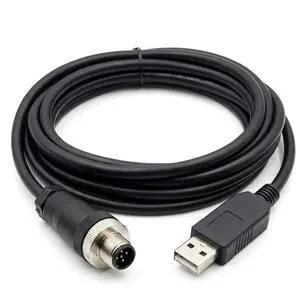 USB to 5-Pin Aviation Cable for Bosch REXROTH Controller, 1.8m RS232 PC Communication Cable USB to 5-Pin Aviation Cable for Bosch REXROTH Controller, 1.8m RS232 PC Communication Cable