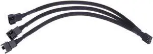 KUNSR 4 Pin Extension Cable Motherboard Office 1 to 3 Ways Splitter Sleeved Connector CPU PWM Fan Practical Accessories Tinned Copper(1 pcs) KUNSR 4 Pin Extension Cable Motherboard Office 1 to 3 Ways Splitter Sleeved Connector CPU PWM Fan Practical Accessories Tinned Copper(1 pcs)