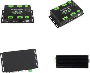 TUOPUONE Industrial Isolated USB to 4-Ch RS232 Converter, USB to Serial Adapter, Original FT4232HL Chip, Mac/Linux/Android/Windows Multi-OS Compatible, RS232 Male Port (USB to 4CH RS232) TUOPUONE Industrial Isolated USB to 4-Ch RS232 Converter, USB to Serial Adapter, Original FT4232HL Chip, Mac/Linux/Android/Windows Multi-OS Compatible, RS232 Male Port (USB to 4CH RS232)