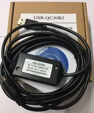 New USB-QC30R2 USB Cable for Mitsubishi Interface Programming Cable Q Series PLC New USB-QC30R2 USB Cable for Mitsubishi Interface Programming Cable Q Series PLC