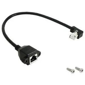 Ethernet Network Extension Cable 3M 5M 1FT 30cm up Down Right Left Angled 90 Degree 8P8C FTP STP UTP Cat5 RJ45 with Screw LAN(0.6m,Left Angled) Ethernet Network Extension Cable 3M 5M 1FT 30cm up Down Right Left Angled 90 Degree 8P8C FTP STP UTP Cat5 RJ45 with Screw LAN(0.6m,Left Angled)