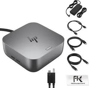 HP Docking Station for Laptop Dual Monitor and Charging Bundle - HP Thunderbolt 4 Ultra 180W G6 Dock with 180W AC Adapter, HDMI & DP Cable & USB-C Cable HP Docking Station for Laptop Dual Monitor and Charging Bundle - HP Thunderbolt 4 Ultra 180W G6 Dock with 180W AC Adapter, HDMI & DP Cable & USB-C Cable
