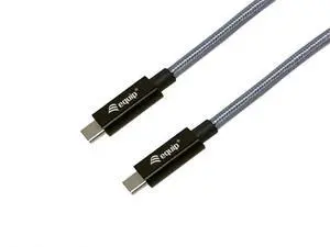 Equip Cable USB-C3.2->C Gen2x2 PD240W M/M 3.00m Black Equip Cable USB-C3.2->C Gen2x2 PD240W M/M 3.00m Black