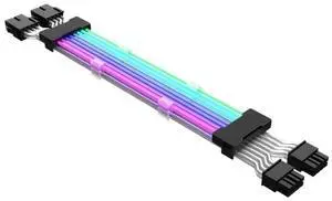 KUNSR RGB Extension Cables Fan ARGBPower Extesion Cable Kit for Motherboard ATX 24Pin PCI-E GPU 8Pin(Graphics Card Dual 8) KUNSR RGB Extension Cables Fan ARGBPower Extesion Cable Kit for Motherboard ATX 24Pin PCI-E GPU 8Pin(Graphics Card Dual 8)