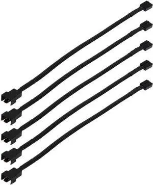KUNSR 5-15PCS 4 Pin PWM Connector Case Fan Extension Power Cable 26cm(5PCS) KUNSR 5-15PCS 4 Pin PWM Connector Case Fan Extension Power Cable 26cm(5PCS)
