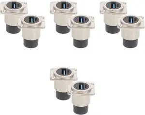 8pcs Female to Female USB Extension USB Adapter for Industrial Equipment Flush Mount 8pcs Female to Female USB Extension USB Adapter for Industrial Equipment Flush Mount
