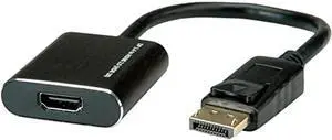 Roline DisplayPort-HDMI Adapter, v1.4, HDR 10, DP ST-HDMI BU, Active Roline DisplayPort-HDMI Adapter, v1.4, HDR 10, DP ST-HDMI BU, Active