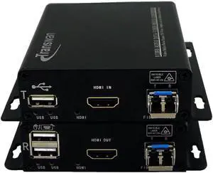 4K HDMI Over Fiber Extender with Keyboard & Mouse Port to 10 Kilometers with 10 Gbps SFP Over 1 Fiber, Max 4096 x 2160@30P (4K @ 30Hz) & Uncompressed Signal, HDCP Compliance 4K HDMI Over Fiber Extender with Keyboard & Mouse Port to 10 Kilometers with 10 Gbps SFP Over 1 Fiber, Max 4096 x 2160@30P (4K @ 30Hz) & Uncompressed Signal, HDCP Compliance