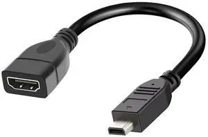 M;ic/ro HDMI to HDMI Male to Female Cable Adapter Connector 15cm Extender for HDTV M;ic/ro HDMI to HDMI Male to Female Cable Adapter Connector 15cm Extender for HDTV