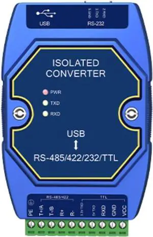 USB to RS485/232/422/TTL Converter Support Windows 10 Driver-Free Use E810-U Series 3.3V/5V High Protection Isolation (E810-U15HF) USB to RS485/232/422/TTL Converter Support Windows 10 Driver-Free Use E810-U Series 3.3V/5V High Protection Isolation (E810-U15HF)