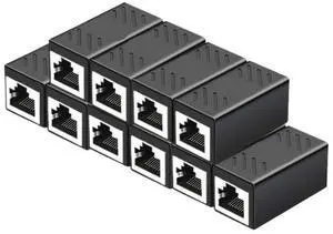 10/20/30pcs Ethernet Cable Extender,RJ45 cat6 Coupler, Extender Connector - Ethernet Coupler Female to Female(10PCS) 10/20/30pcs Ethernet Cable Extender,RJ45 cat6 Coupler, Extender Connector - Ethernet Coupler Female to Female(10PCS)