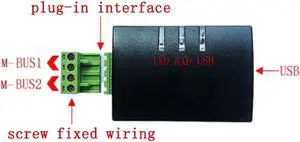 USB to M-Bus Master/Slave Converter Communication Module, Industrial Grade USB-M-Bus Master/Slave Module, for Smart Control/Meter (Master) USB to M-Bus Master/Slave Converter Communication Module, Industrial Grade USB-M-Bus Master/Slave Module, for Smart Control/Meter (Master)