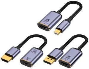 HDMI-Compatible Male to USpB C Female Adaptier Type C to HDMI-Compatible Converter HDMI-Compatible to DP/mini DP Adaptier New 2026 High for Reliable Electronic Component HDMI-Compatible Male to USpB C Female Adaptier Type C to HDMI-Compatible Converter HDMI-Compatible to DP/mini DP Adaptier New 2026 High for Reliable Electronic Component