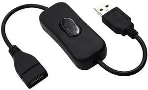 USB to USB Cable Male to Female Extension Cable USB Data Cord with ON/Off Switch for Smart TV PC USB Connector Cable Extender USB to USB Cable Male to Female Extension Cable USB Data Cord with ON/Off Switch for Smart TV PC USB Connector Cable Extender
