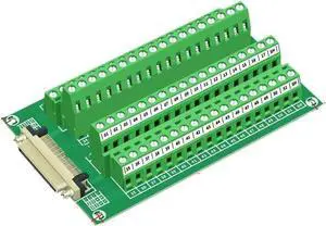 Rail Mount 68-pin MDR Female Interface Module SCSI68 VHDCI 68 Extension Cable(SCSI68 PCB Board) Rail Mount 68-pin MDR Female Interface Module SCSI68 VHDCI 68 Extension Cable(SCSI68 PCB Board)