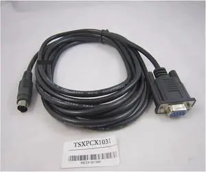PLC Programming Cable Compatible New TSX08PRGCAB Programming Cable TSXPCX1031 for TSX Series PLC 2.5m PLC Programming Cable Compatible New TSX08PRGCAB Programming Cable TSXPCX1031 for TSX Series PLC 2.5m
