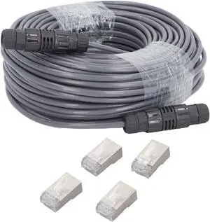 Brilluxa Starlink Cable, Extension Cable, Waterproof Cable, Replacement Starlink Generation Extension, IP68 150ft to 225ft, 1000M Protocol Support Brilluxa Starlink Cable, Extension Cable, Waterproof Cable, Replacement Starlink Generation Extension, IP68 150ft to 225ft, 1000M Protocol Support
