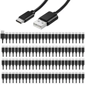 weishan 100-Pack USB C Charger Cable - Bulk USB to Type-C Charging Cords for USB-C Phones, 3.3ft Long weishan 100-Pack USB C Charger Cable - Bulk USB to Type-C Charging Cords for USB-C Phones, 3.3ft Long