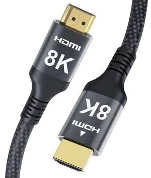 Adauxter 8K 4K HDMI Cable 50 FT, HDMI to HDMI Cord with Ethernet CEC 4K 120Hz 95Hz 8K 60Hz eARC eARC Netflix HDCP2.3 HDR10+ PC Laptop RTX5090 TV Monitor Projector X-Box PS5 Adauxter 8K 4K HDMI Cable 50 FT, HDMI to HDMI Cord with Ethernet CEC 4K 120Hz 95Hz 8K 60Hz eARC eARC Netflix HDCP2.3 HDR10+ PC Laptop RTX5090 TV Monitor Projector X-Box PS5