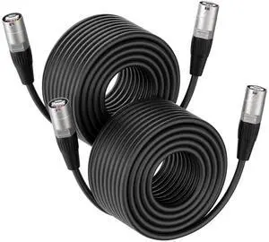 Ethercon Cable, Shielded Cat 5e Ethernet Cable Compatible with EtherCON RJ45 Connectors in Silvery for Professional Audio, Video and Networking Applications (2, 50FT) Ethercon Cable, Shielded Cat 5e Ethernet Cable Compatible with EtherCON RJ45 Connectors in Silvery for Professional Audio, Video and Networking Applications (2, 50FT)