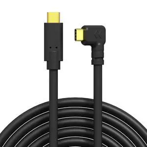 33FT USB C Active Cable for Camera, USB 3.2 Gen 1 5Gbps Data Transfer Cable for Live View, Rignt Angle, Upgraded Copper Core, for Photographers, Videographers, Vloggers, and Content Creators 33FT USB C Active Cable for Camera, USB 3.2 Gen 1 5Gbps Data Transfer Cable for Live View, Rignt Angle, Upgraded Copper Core, for Photographers, Videographers, Vloggers, and Content Creators
