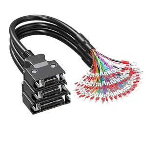 SCSI Servo Connection Cable Industrial CN20/26/36/50 Single Connector Pressure Terminal IO Signal Connection Control Line(26Pin,3 Meter) SCSI Servo Connection Cable Industrial CN20/26/36/50 Single Connector Pressure Terminal IO Signal Connection Control Line(26Pin,3 Meter)