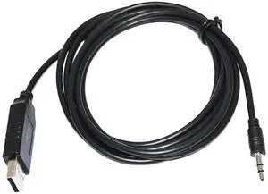 USB RS232 to TRS 3.5MM STEREO AUDIO JACK SERIAL PROGRAMMING CABLE SERIAL CONVERTER CABLE(1.8m,T-RXD R-GND S-TXD) USB RS232 to TRS 3.5MM STEREO AUDIO JACK SERIAL PROGRAMMING CABLE SERIAL CONVERTER CABLE(1.8m,T-RXD R-GND S-TXD)