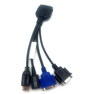 1 to 4 Server Connection Cable UCS Server KVM Dongle Cable Adapter Replace 37-1016-01 VGA USB DB9 Serial IO-VGA+USB 1 to 4 Server Connection Cable UCS Server KVM Dongle Cable Adapter Replace 37-1016-01 VGA USB DB9 Serial IO-VGA+USB
