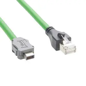 IX Industrial Cat6A Ethernet Cable IX40G-B-10S-CV(7.0) B Key to RJ45 Plug 10Gbps Shielded SFTP Industrial Camera Cable for GigE Vision Automation Systems Machine Vision PLC(2M/6.6FT) IX Industrial Cat6A Ethernet Cable IX40G-B-10S-CV(7.0) B Key to RJ45 Plug 10Gbps Shielded SFTP Industrial Camera Cable for GigE Vision Automation Systems Machine Vision PLC(2M/6.6FT)