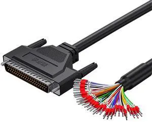 1Pcs DB62 Terminal Wire with Number HDB62 Male Female Serial Cable 3 Rows 62Pin Double Shield Single Head with Cable Connector(Male,2M) 1Pcs DB62 Terminal Wire with Number HDB62 Male Female Serial Cable 3 Rows 62Pin Double Shield Single Head with Cable Connector(Male,2M)