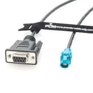 Original Rosenberger E6K10A-1CAZ5-Z H-MTD Female to DB9 RS232 Female Cable 100/1000Base-T1 Automotive Ethernet Diagnostic Cable for CAN Bus, ECU Testing, OBD-II Interface(0.62m) Original Rosenberger E6K10A-1CAZ5-Z H-MTD Female to DB9 RS232 Female Cable 100/1000Base-T1 Automotive Ethernet Diagnostic Cable for CAN Bus, ECU Testing, OBD-II Interface(0.62m)