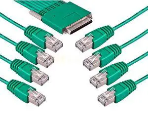 SCSI VHDCI68P Male to 8*RJ45 Male OCTAL Cable for CAB-HD8-ASYNC 3Meter SCSI VHDCI68P Male to 8*RJ45 Male OCTAL Cable for CAB-HD8-ASYNC 3Meter