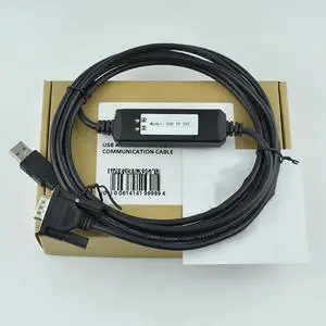 USB-TP-232 for Touch Screen PL057 Text Programming Cable Data Cable Computer USB Port Communication Download Cable Dual Chip Design Industrial Grade 3 Meters USB-TP-232 for Touch Screen PL057 Text Programming Cable Data Cable Computer USB Port Communication Download Cable Dual Chip Design Industrial Grade 3 Meters