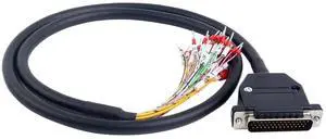 1M Length DB44 Male to Bare High Flex Shielded Cable D-SUB 44-Pin Connector to Single End Cable with Terminal 1M Length DB44 Male to Bare High Flex Shielded Cable D-SUB 44-Pin Connector to Single End Cable with Terminal