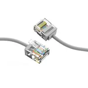 Ultra Slim Cat6A Cable 10 FT (100 Pack) Networking, Super Slim CAT 6 Ethernet Patch Cord, 10Gigabit Super Thin RJ45 Connector Internet Cable for PC, Mac, Laptop, PS5, PS4, Xbox - Gray Ultra Slim Cat6A Cable 10 FT (100 Pack) Networking, Super Slim CAT 6 Ethernet Patch Cord, 10Gigabit Super Thin RJ45 Connector Internet Cable for PC, Mac, Laptop, PS5, PS4, Xbox - Gray
