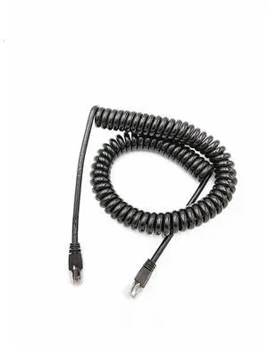 Spiral Spring Connector Ethernet Cable - 8 Core Gigabit Network Cable with Crystal Head,1pcs(Stretch 5meter) Spiral Spring Connector Ethernet Cable - 8 Core Gigabit Network Cable with Crystal Head,1pcs(Stretch 5meter)