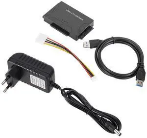 Hard Drive Recovery Adapter Unit USB3.0 9277036 Compatible with SATA HDD SSD 2.5 3.5" IDE Hard Drives CD-ROM DVD-ROMs Hard Drive Recovery Adapter Unit USB3.0 9277036 Compatible with SATA HDD SSD 2.5 3.5" IDE Hard Drives CD-ROM DVD-ROMs