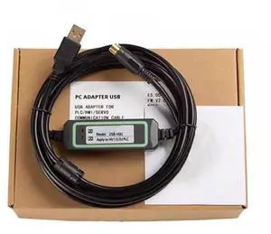 USB-H0U for PC USB Port Communication PLC Programming Cable Download Data Cable Stable Transmission Stable Model FT232RL chip Black 3 Meters USB-H0U for PC USB Port Communication PLC Programming Cable Download Data Cable Stable Transmission Stable Model FT232RL chip Black 3 Meters